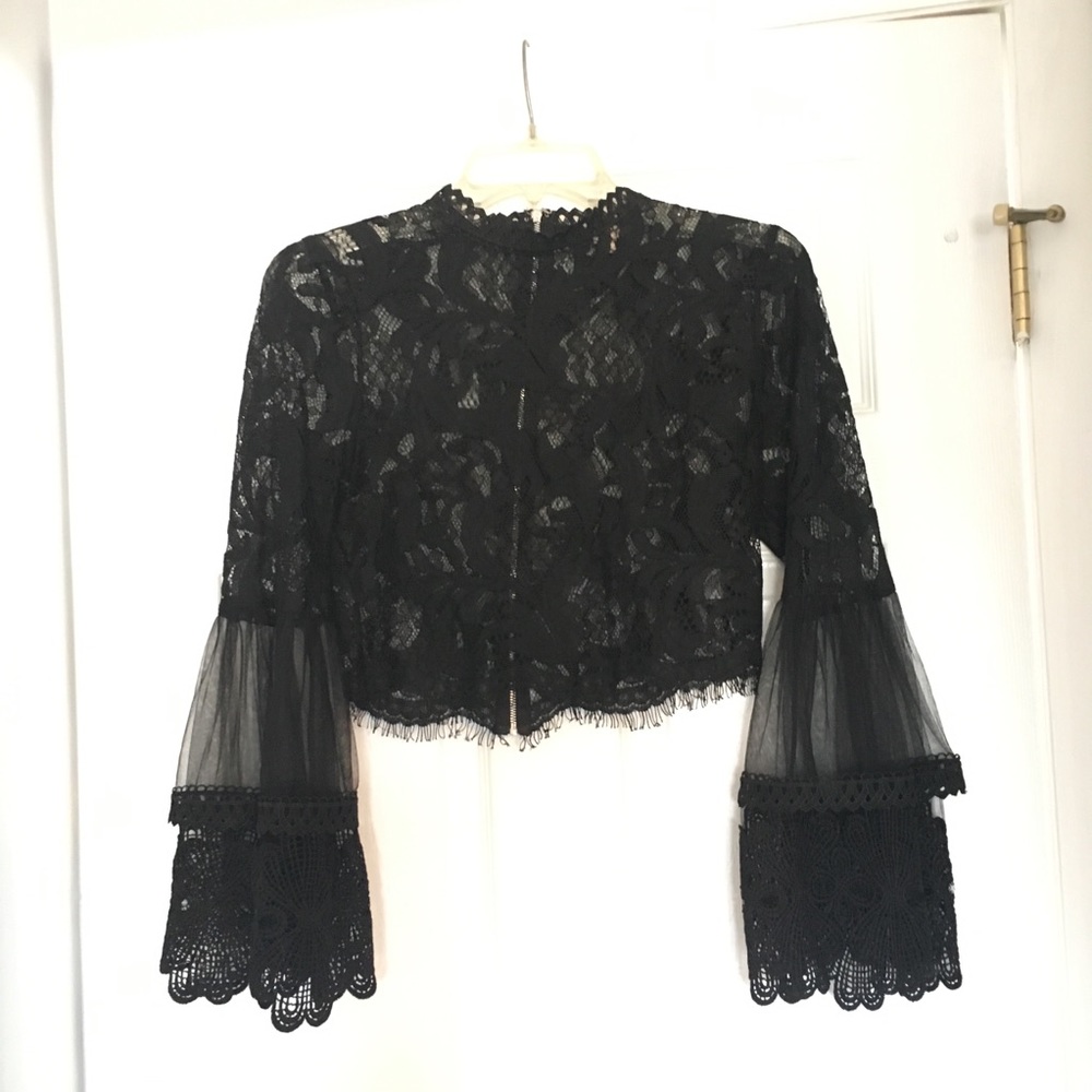 Sheer lacey top